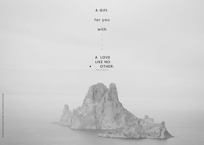 A love like no Other-Prints of Ibiza . Gift Card