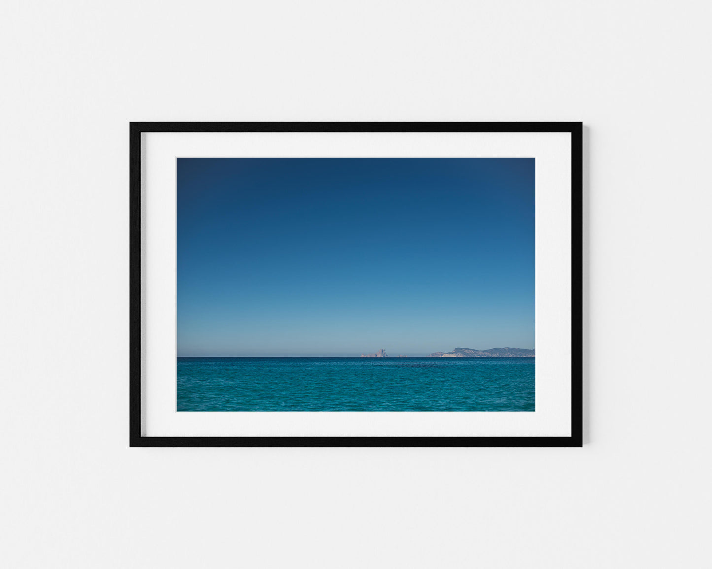 BLUE VEDRA Landscape Black Frame