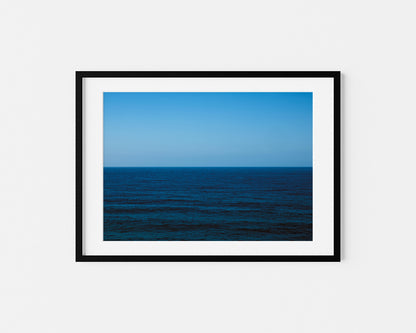 Blue Horizon Black Framed