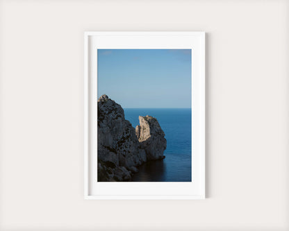 CLIFF TOOTH Portrait White Framed