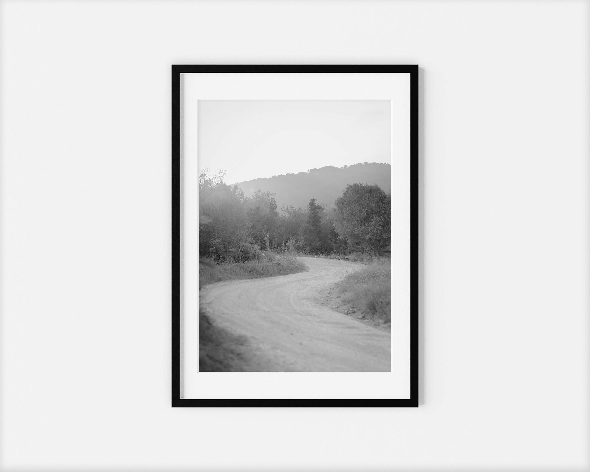 DUSTY CAMINO B&W Portrait Black Framed