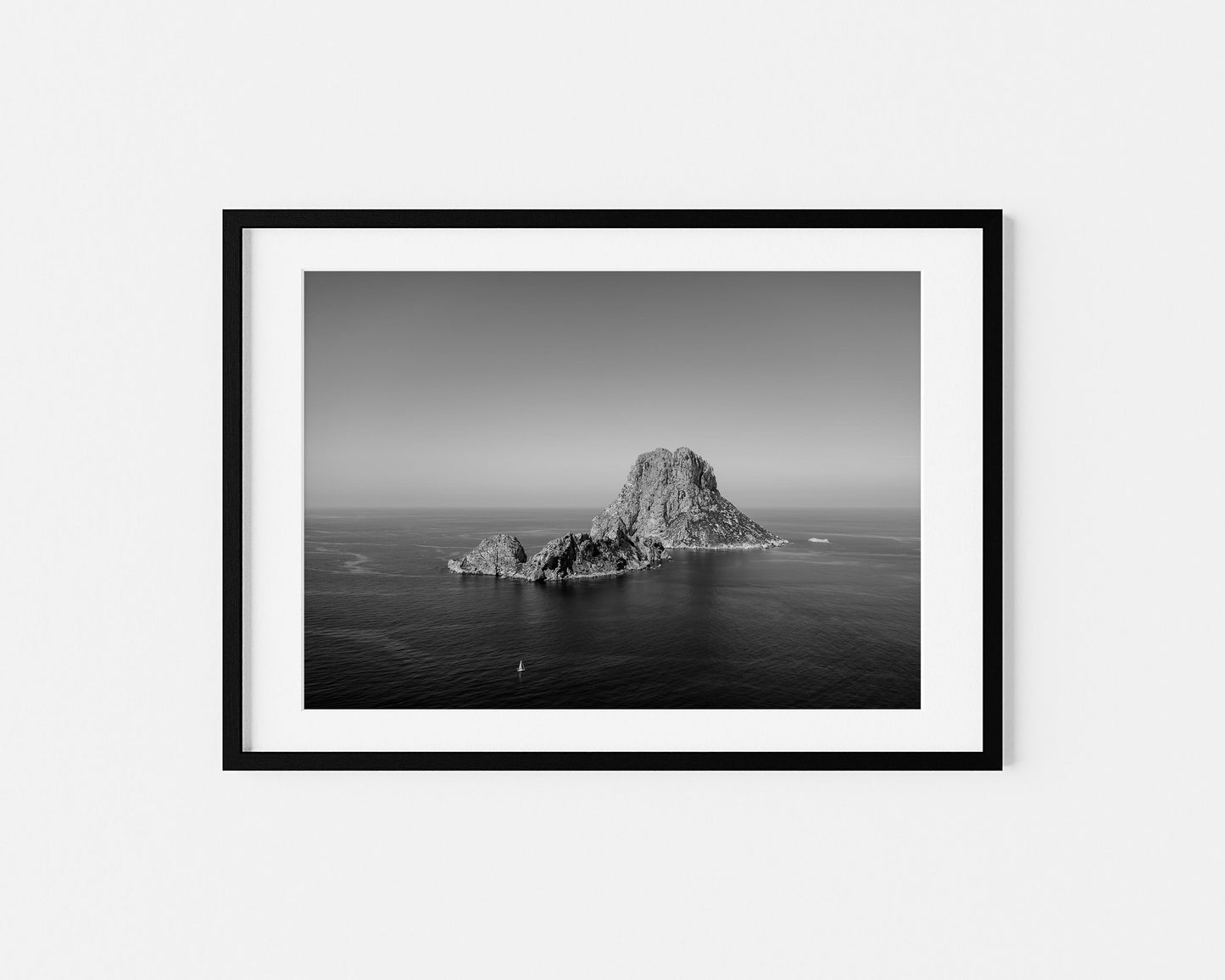 ES VEDRA B&W IBIZA ES VEDRA Landscape Black Framed