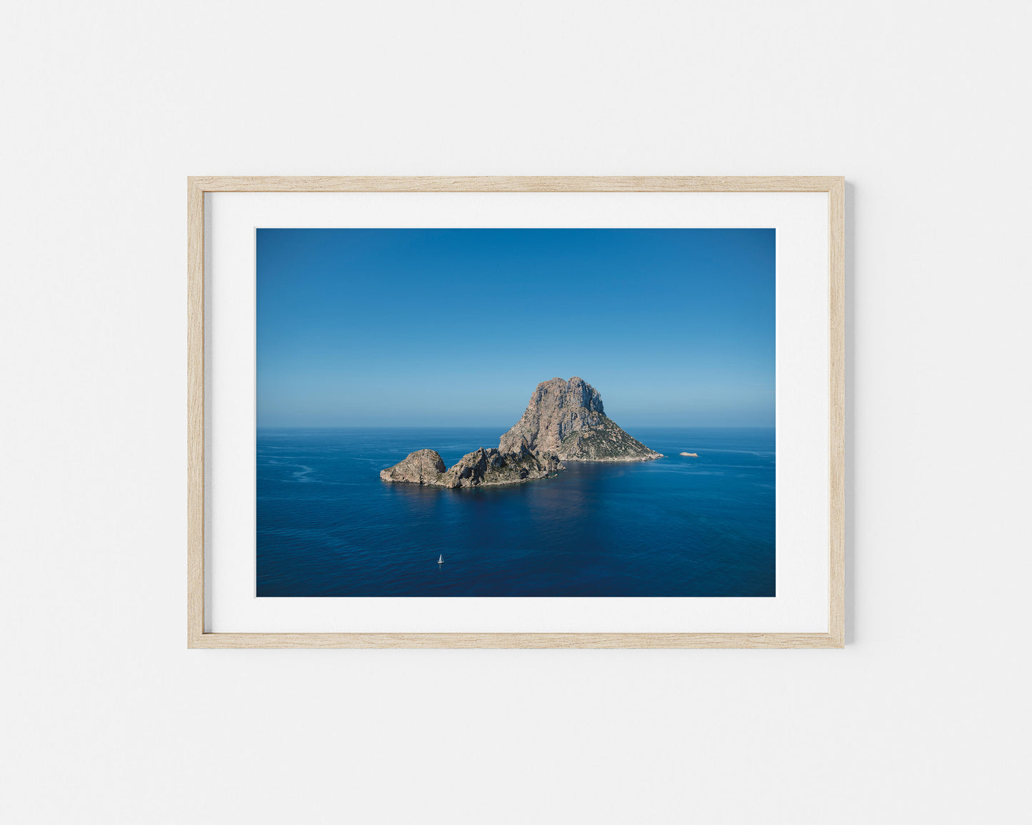 ESVEDRA BLUE IBIZA ES VEDRA B Landscape Oak Framed