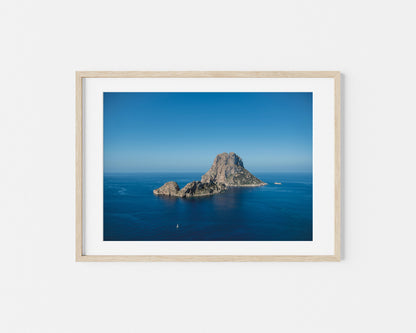 ESVEDRA BLUE IBIZA ES VEDRA B Landscape Oak Framed