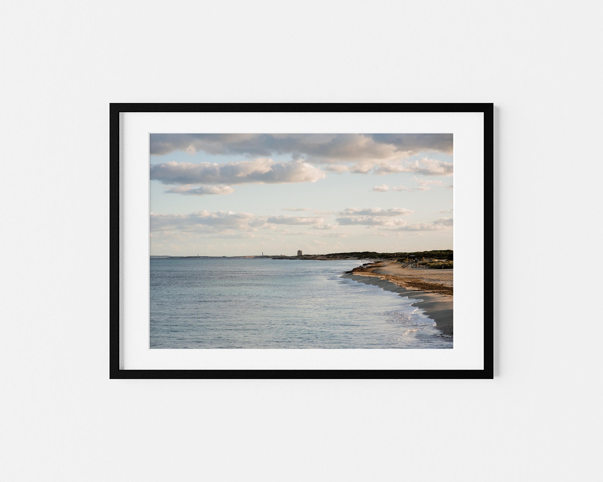 ES CAVALLET IBIZA HORIZONS Landscape Black Framed