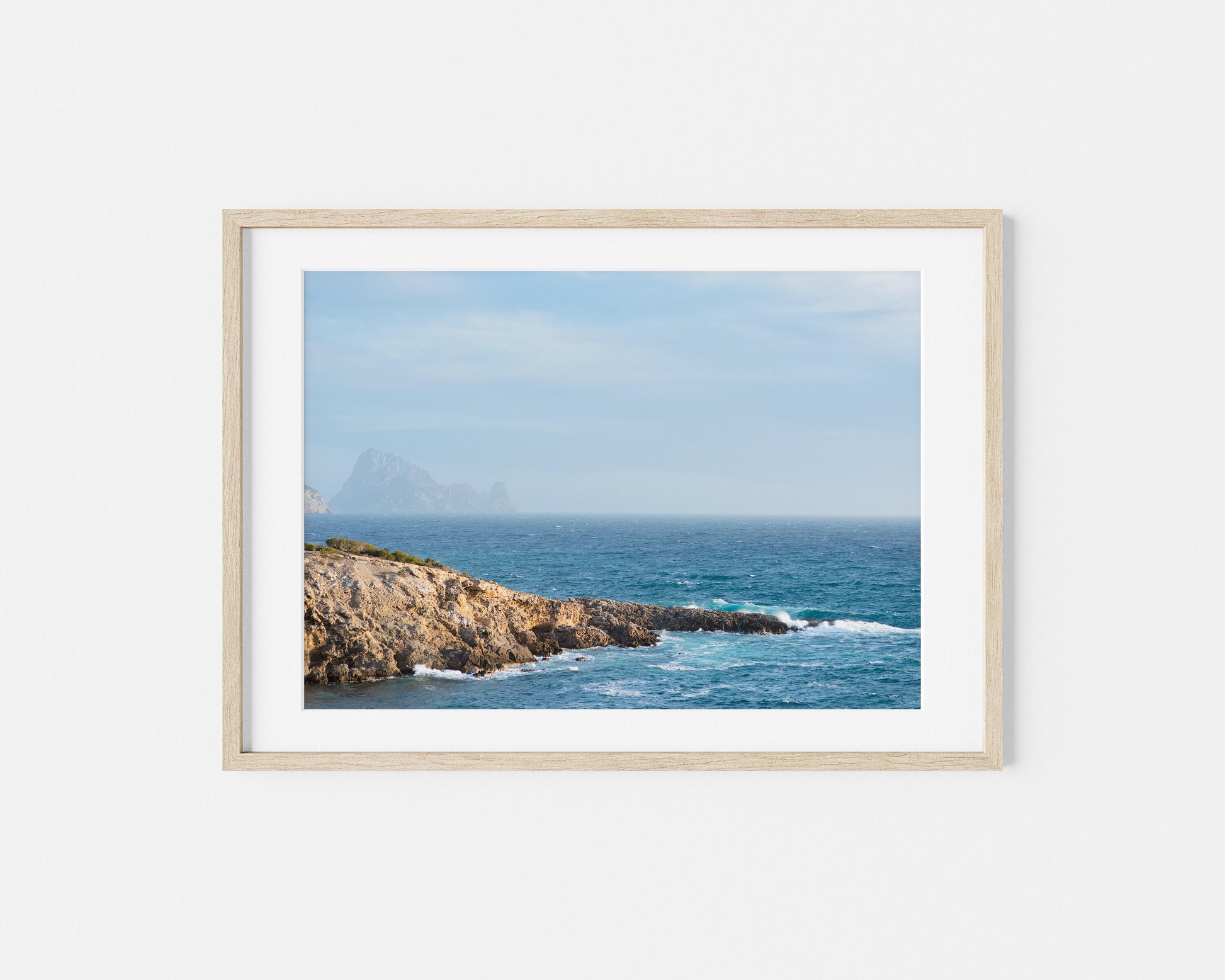 ES VEDRA ROUGH Landscape Oak Framed