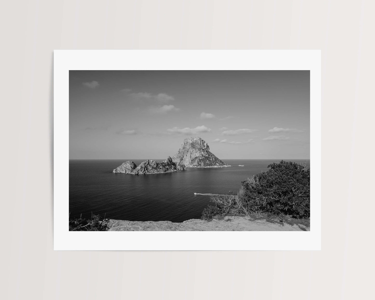 ES VEDRAOUTCROP B&W . IBIZA ES VEDRA