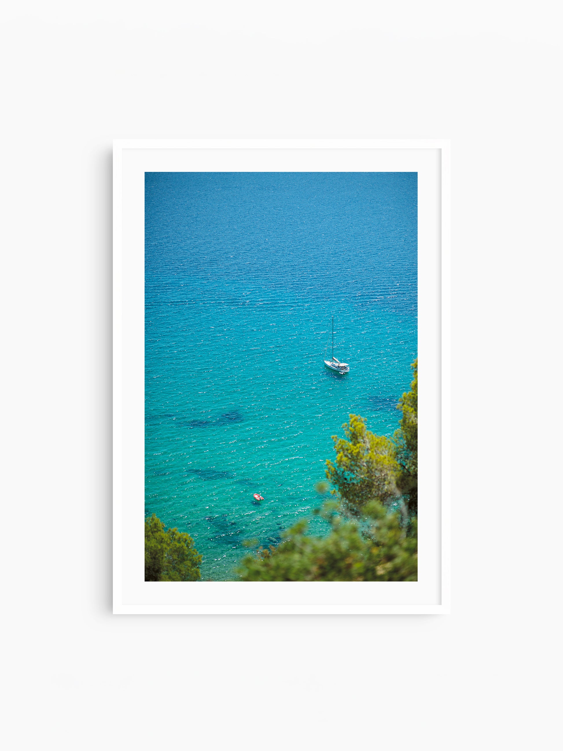 TWO BOATS . IBIZA SEASCAPES