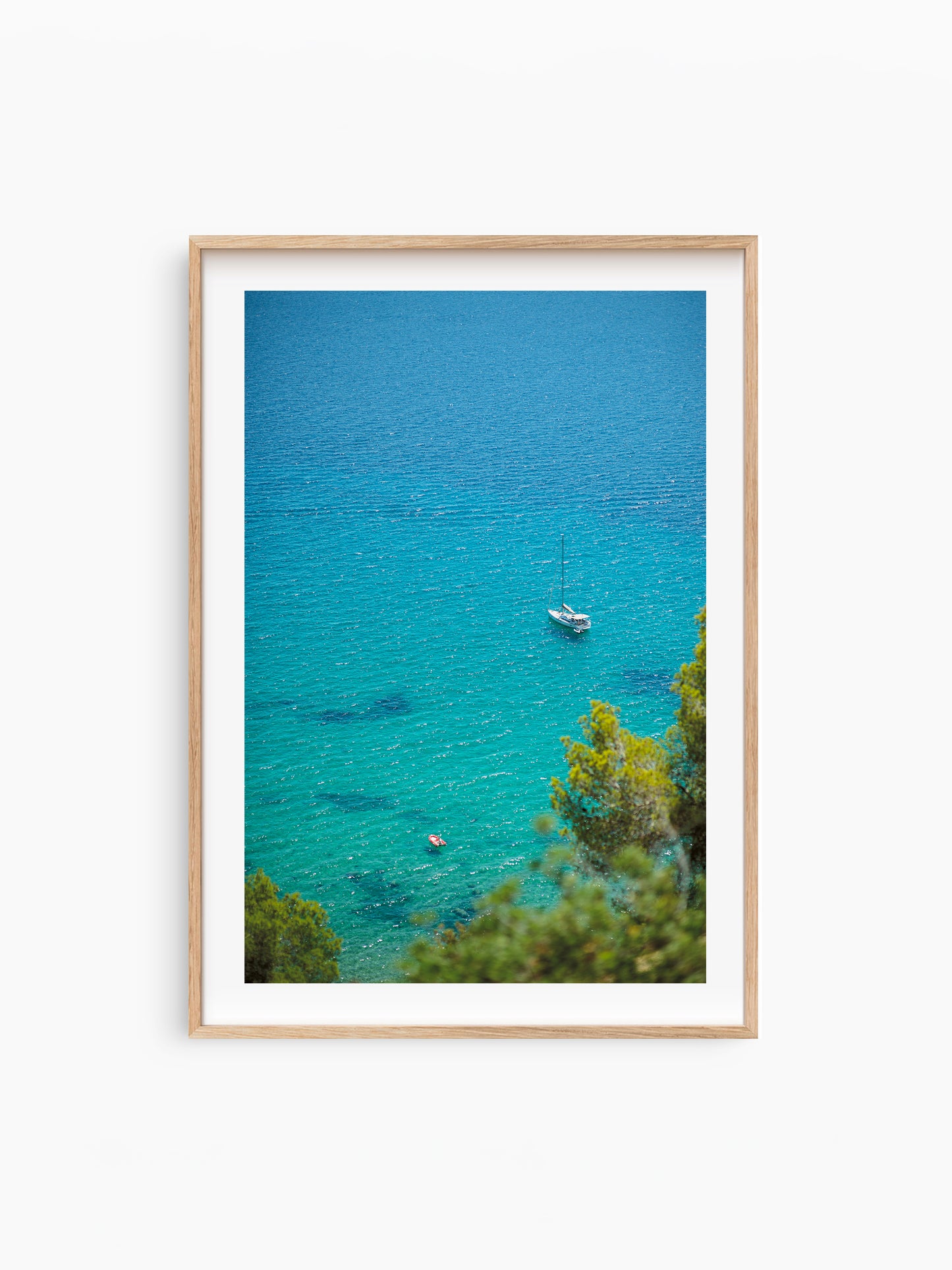 TWO BOATS . IBIZA SEASCAPES