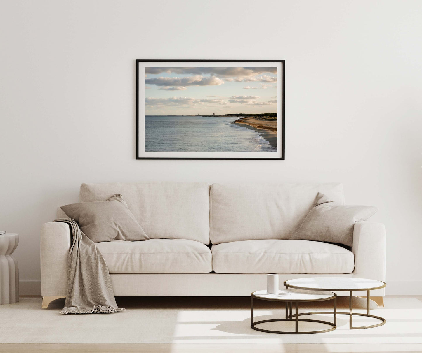 ES CAVALLET IBIZA HORIZONS Landscape Black Framed Lifestyle Shot