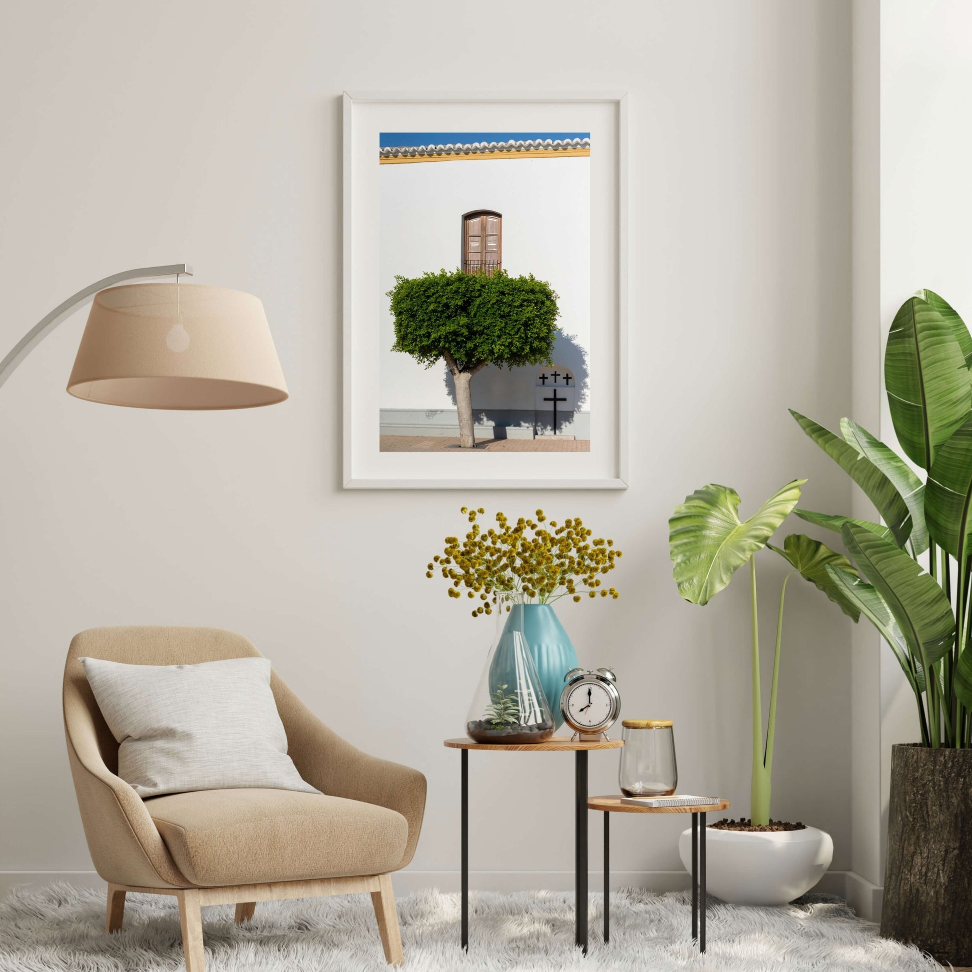 SANTA GERTRUDIS TREE Portrait White Framed Lifestyle Shot