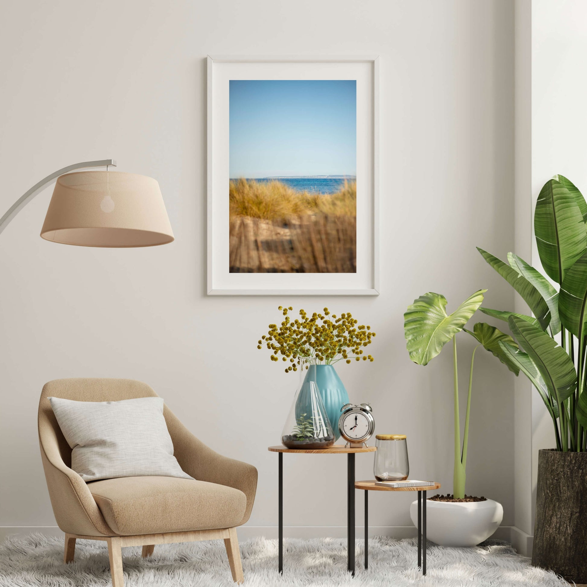 SAND DUNES ES CAVALLET Portrait White Framed Lifestyle Shot