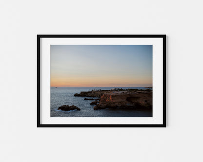 THE CAVES IBIZA HORIZONS Landscape Black Framed