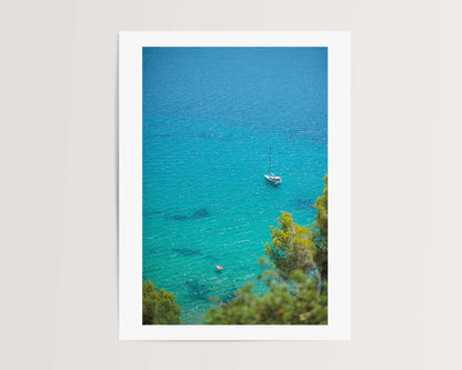 TWO BOATS . IBIZA SEASCAPES